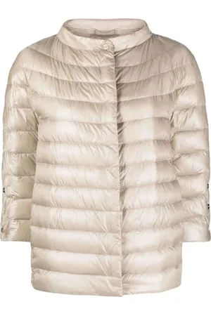 HERNO Femme, Vestes, , Taille: 40 FR Manteau Matelassé avec Col Montant