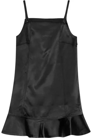 Ganni Femme, Robes, Noir, Taille: 40 FR Mini-robe en satin Duchesse