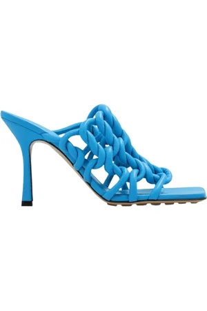 Bottega Veneta Femme, Chaussures, Bleu, Taille: 37 EU Sandal Pool V2O20 Model 4631
