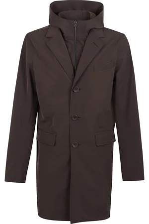 HERNO Homme, Manteaux, Brun, Taille: 2XL Manteau en Coton Marron Choix Élégant