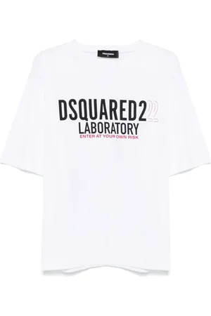 Dsquared2 Homme, Tops, Blanc, Taille: L Chemises Blanches Élégantes