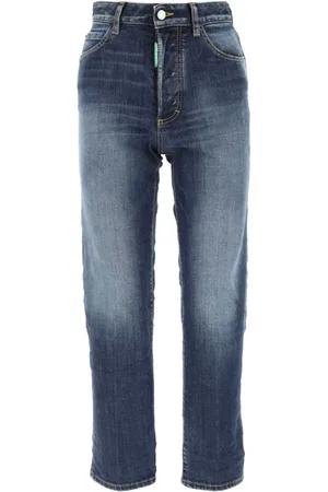 Dsquared2 Femme, Jeans, Bleu, Taille: 36 FR Stretch Denim Boston Jeans