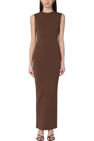 Entire Studios Femme, Robes, Brun, Taille: 40 FR Robe Longue Femme Style Élégant