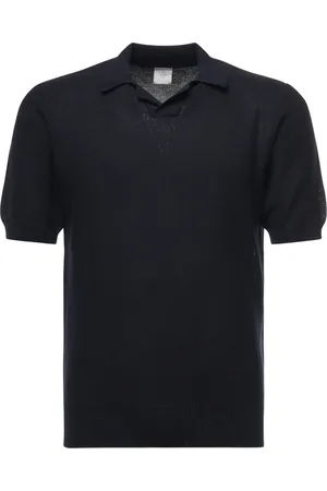 ELEVENTY Homme, Tops, Bleu, Taille: L T-shirts et Polos en Coton Bleu