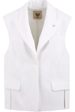 ANIYE BY Femme, Vestes, Blanc, Taille: 40 FR Veste Blanche pour Femme