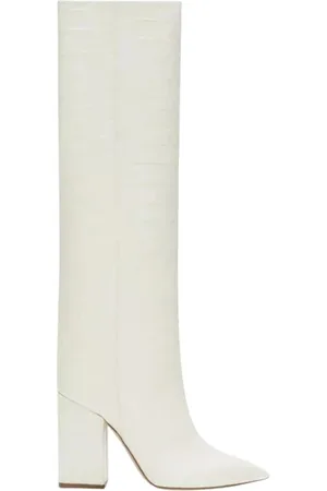 PARIS TEXAS Femme, Chaussures, Blanc, Taille: 38 EU Bottes Blanches Anja