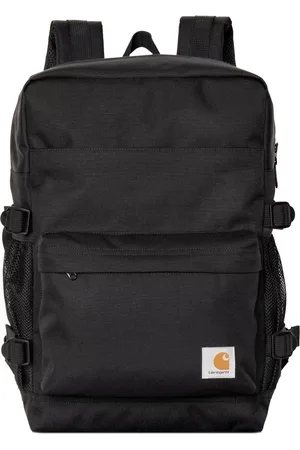 Carhartt Homme, Sacs, Noir, Taille: ONE Size Sac à Dos Noir Jakob Imperméable avec Poche pour Ordinateur Portable