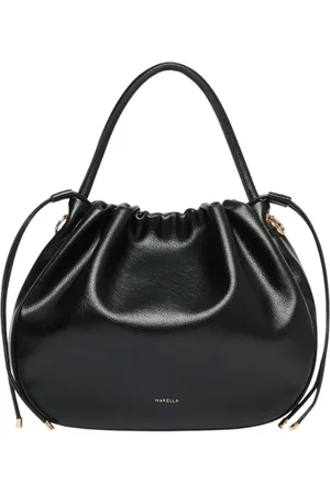 MARELLA Femme, Sacs, Noir, Taille: ONE Size Sac à bandoulière noir avec cordon de serrage