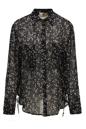 ANIYE BY Femme, Blouses et Chemises, Noir, Taille: 40 FR Chemisiers Élégants Femme