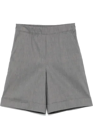 D.EXTERIOR Femme, Shorts, Gris, Taille: 42 FR Shorts Gris à Taille Élastique