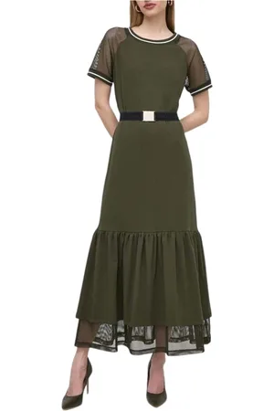 Liu Jo Femme, Robes, Vert, Taille: 40 FR Robe Chic Lichene