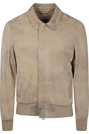 GIORGIO BRATO Homme, Vestes, Brun, Taille: L Chemise Bomber en Daim Col