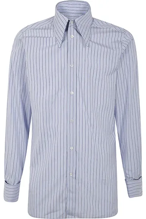Maison Margiela Homme, Chemises, Bleu, Taille: M Chemise élégante à manches longues
