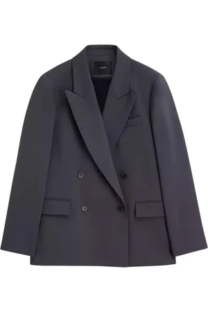 Joseph Femme, Vestes, Gris, Taille: 36 FR Blazer en Laine Graphite