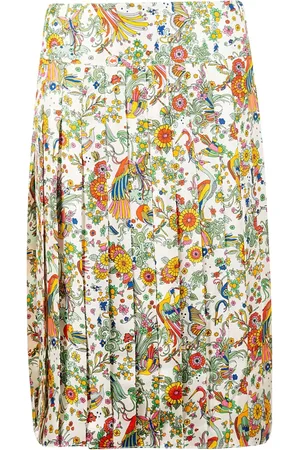 Tory Burch Femme, Jupes, Multicolore, Taille: 38 FR Nouvelle jupe ivoire pour femmes