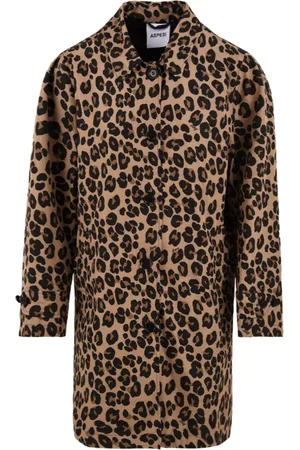 Aspesi Femme, Manteaux, Brun, Taille: 40 FR Manteaux à Pois pour Femmes