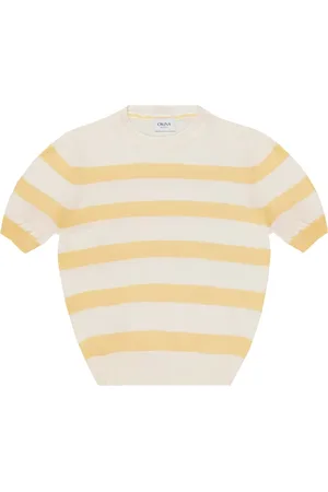 CRUNA Femme, Pulls, Multicolore, Taille: 36 FR Pull Col Rond Crème