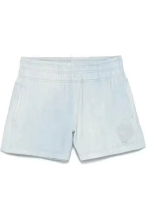 ERMANNO SCERVINO Femme, Shorts, Bleu, Taille: 40 FR Bermudas en Coton Élégants pour Femmes