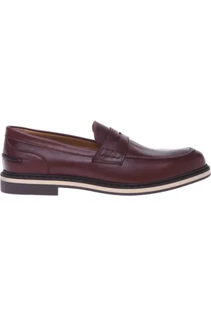 BALDININI Homme, Chaussures, Brun, Taille: 42 EU Loafer in dark leather
