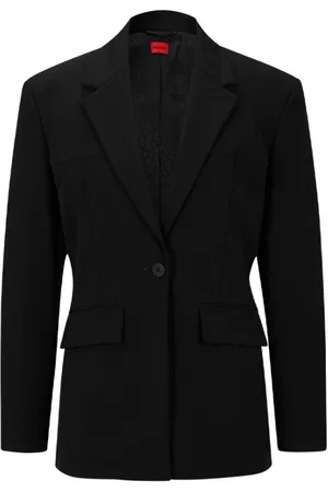HUGO BOSS Femme, Vestes, Bleu, Taille: 40 FR Veste Élégante