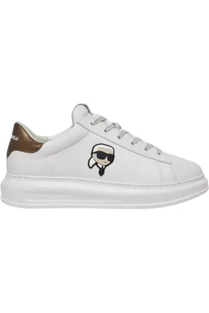 Karl Lagerfeld Homme, Chaussures, Blanc, Taille: 42 EU Kapri Baskets