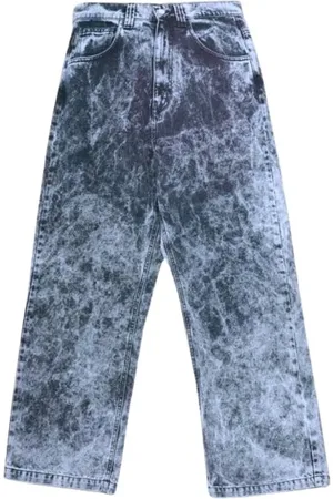 Garment Workshop Homme, Pantalons, Bleu, Taille: L Denim Baggy Jeans