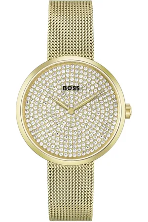 HUGO BOSS Femme, Accessoires, Jaune, Taille: ONE Size Montre Praise