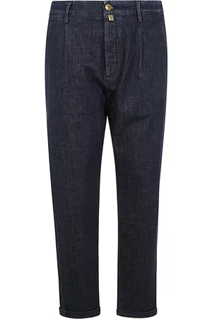 Jacob Cohen Homme, Pantalons, Bleu, Taille: W34 Pantalon Crayon Court et Étroit