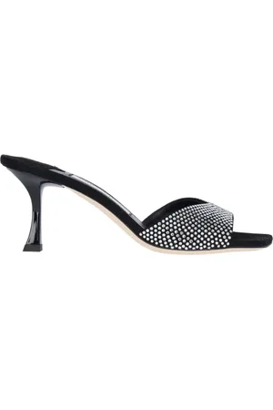 Jimmy Choo Femme, Chaussures, Noir, Taille: 37 EU Mules à Talons Skye 70