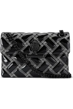 Kurt Geiger Femme, Sacs, Noir, Taille: ONE Size Sac bandoulière avec chaîne