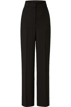 HUGO BOSS Femme, Pantalons, Noir, Taille: 36 FR Pantalon Satiné Coupe Décontractée