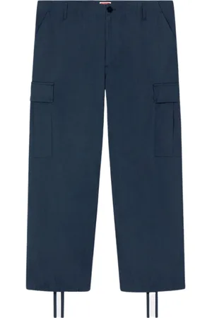 Kenzo Homme, Pantalons, Bleu, Taille: W38 Pantalon Droit