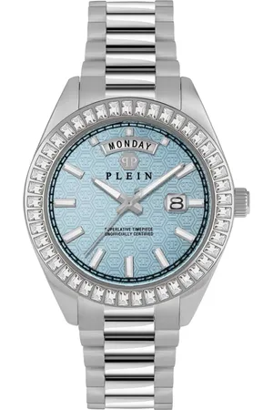 Philipp Plein Femme, Accessoires, Gris, Taille: ONE Size Montre Date Superlative