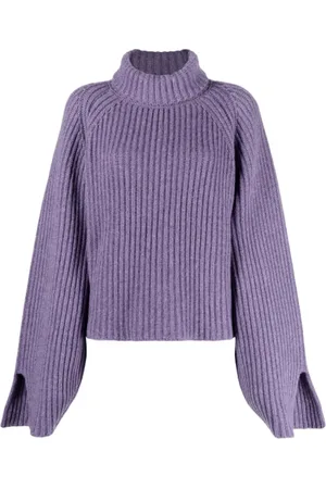 Khaite Femme, Pulls, Violet, Taille: 40 FR Pull Améthyste en Cachemire à Col Roulé