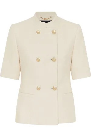 Kiton Femme, Vestes, , Taille: 40 FR Blazer Croisé en Cachemire et Soie