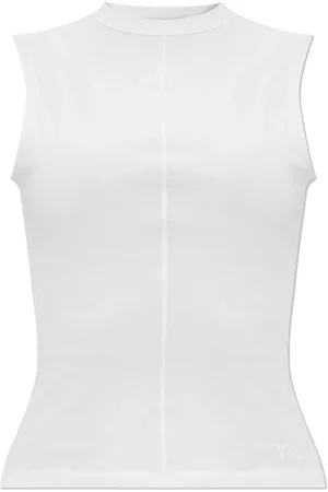 Y-3 Femme, Tops, Blanc, Taille: 40 FR Débardeur