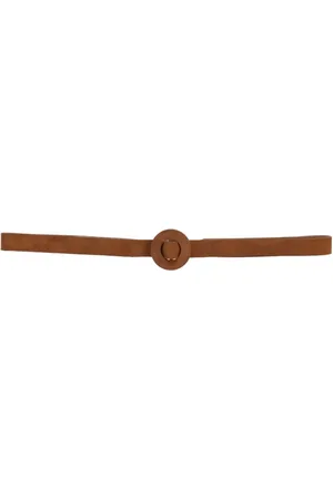 Cortana Femme, Accessoires, Brun, Taille: ONE Size Aro S, ceinture fine en daim marron