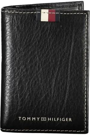 Tommy Hilfiger Homme, Accessoires, Noir, Taille: ONE Size Portefeuille en cuir noir