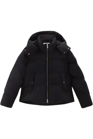 Woolrich Homme, Vestes, Noir, Taille: XS Doudoune Courte
