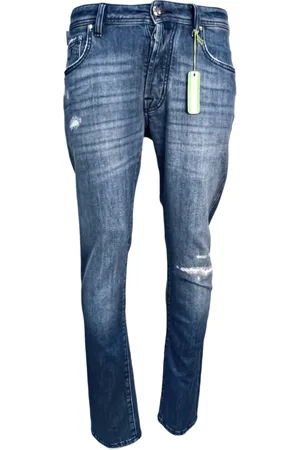 Jacob Cohen Homme, Jeans, Bleu, Taille: W30 Jean Slim Bleu Clair Vintage