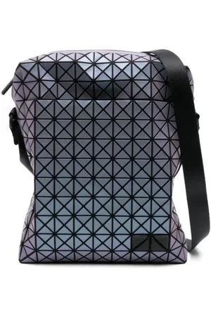 Issey Miyake Homme, Sacs, Bleu, Taille: ONE Size Sac à Bandoulière Bleu avec Poche Avant