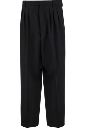 Kenzo Homme, Pantalons, Noir, Taille: 3XS Pantalon de Tailleur Noir