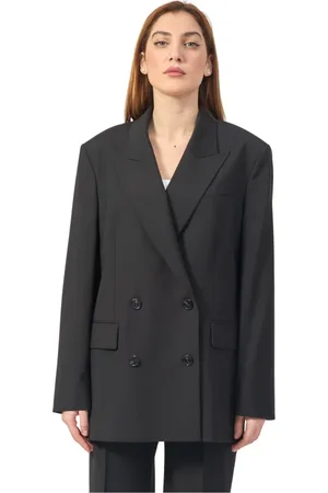 HUGO BOSS Femme, Vestes, Noir, Taille: 40 FR Veste croisée