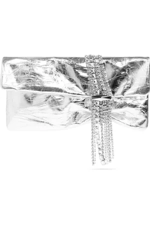 Jimmy Choo Femme, Sacs, Gris, Taille: ONE Size Zandra Clutch