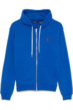Ralph Lauren Femme, Sweatshirts et sweats à capuche, Bleu, Taille: 36 FR SweaT-shirt élégant zippé