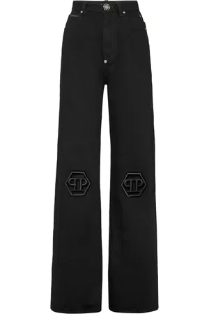 Philipp Plein Femme, Jeans, Bleu, Taille: W29 Jean en denim élégant