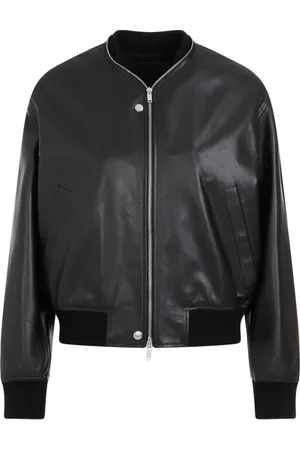 Jil Sander Femme, Vestes, Noir, Taille: 38 FR Blouson Bomber Noir