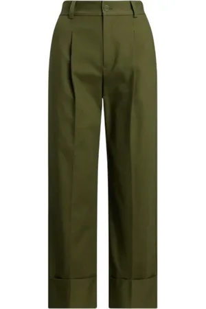 Ralph Lauren Femme, Pantalons, Vert, Taille: 38 FR Vert