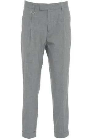 Paolo Pecora Homme, Pantalons, Gris, Taille: S Pantalon Chino Gris Duomo Tapered Design