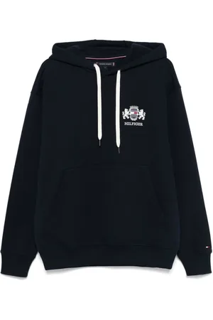 Tommy Hilfiger Homme, Sweatshirts et sweats à capuche, Bleu, Taille: XL Pull à Capuche avec Cordon de Serrage